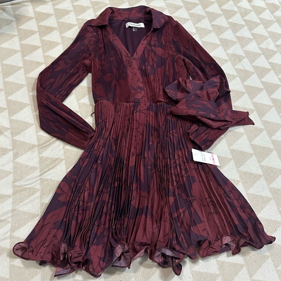 Taylor Collared Printed Belted Dress - Picture 1 of 3